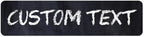 Custom Sign, Custom Street Sign, 11 Font Colors, 13 Font Styles, 4 Hole Options, 22 Sizes, 8x32 Inches, Rust Free DiBound, Fade Resistant, Made in USA by My Sign Center (Chalkboard Black)