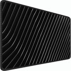 Large Mouse Pad, 31.5x15.7 inch Large Extended Computer Keyboard Mouse Mat, Water Resist Non-Slip Mousepad Rubber Base Long XXL Desk Mouse Pad for Work & Gaming, Office & Home, Grey Lines