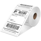 L LIKED 3300 PCS 4"x6" Direct Thermal Shipping Labels (220 Labels/Roll, 15 Rolls), Perforated White & Strong Adhesive, Compatible with DYMO 4XL 1744907, Zebra, Rollo
