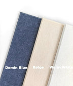 DECORITA Felt Wall Tiles | Large Cork Board Alternative | Aesthetic Felt Bulletin Board for Office, Home & Classroom | Large Cork Boards for Walls Pinboard (12-Pack) | Beige