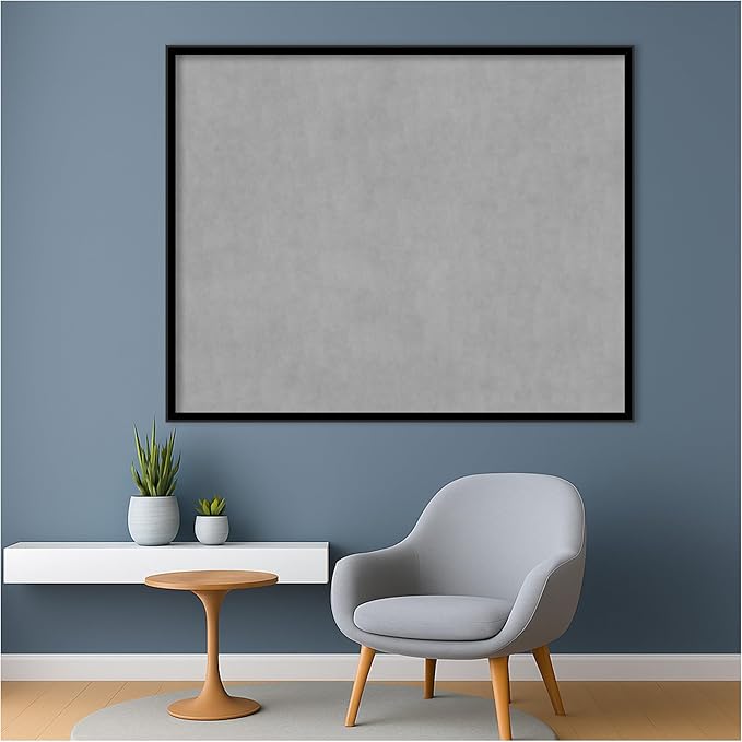 Amanti Art Black Framed Magnetic Board 33x41 X-Large Vision Board for use with Magnets, 100% Metal Sheet to Display Items as Office Decor or for Home Organization in mudroom, Kitchen or Kids Room