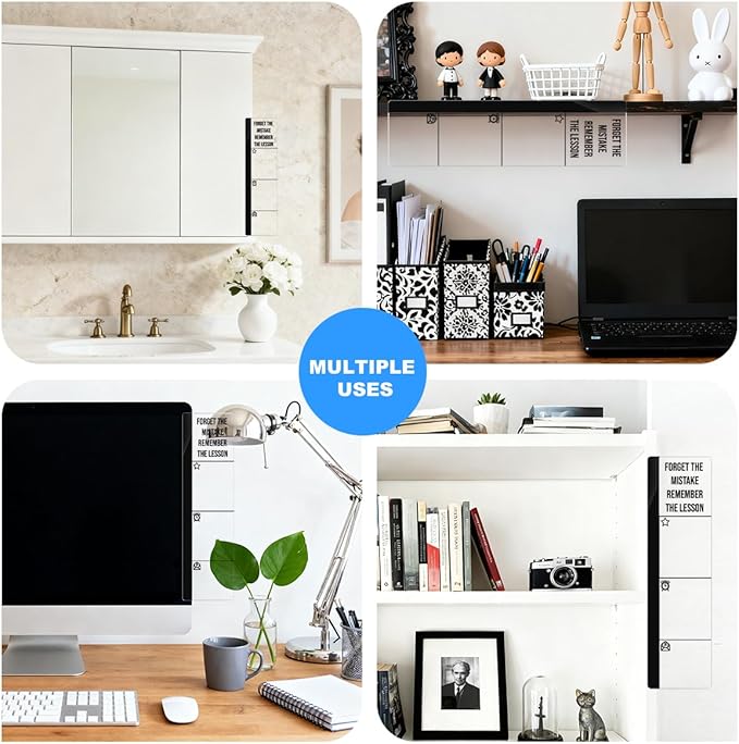 Computer Monitor Memo BoardHoldIForget The Mistake Remember The Lesson Logo Decor Monitor Message Board Sticky Notes for Send Family Members Office Friends and Colleagues Gifts