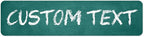 Custom Sign, Custom Street Sign, 11 Font Colors, 13 Font Styles, 4 Hole Options, 22 Sizes, 8x32 Inches, Rust Free DiBound, Fade Resistant, Made in USA by My Sign Center (Chalkboard Green)