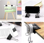 Ufmarine Extra Large Binder Clips 2.4 Inch Length, Jumbo Binder Clips for Office (48 Pcs)