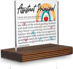 Assistant Principal Gifts, Thank You Desk Sign for Vice Principals, Inspirational Appreciation Plaque for Educational Leaders, Office Decor Recognition for School Admins PA033