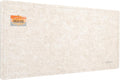 Extra Large Bulletin Board - 96 x 48 Inches, Decorative Felt Pin Board for Wall - 8' x 4' Foldable Photo Display Board with Self-Adhesive Tape, Includes 20 Push Pins - Oatmeal