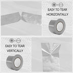 SWRT 24-Pack 9 Mil Silver Heavy Duty Duct Tape Strong Adhesive, 2 Inch x 720 Yd Duct Heavy Duty Waterproof All Weather Gray Duct Tape No Residue Sealing & Patching for Indoor&Outdoor Repair