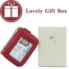 GOIACII Small Genuine Leather Wallet for Women, RFID Blocking Credit Card Holder Wallet