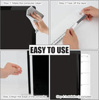 Office Desk Accessories 2pcs Multifunction Computer Monitor Memo Board - Transparent Computer Side Panel Memo Creative Monitor Side Panel with Phone Holder Suitable for Office Home Desktop