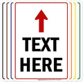 My Sign Center Custom Arrow,7x10 Inches, Aluminum, Up Arrow, Professional Style, Contour Color, Directional Sign