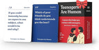 Teenagers are Human 140 Conversation Cards to Help You Get to Know Teenagers, Card Game for High Schoolers, Designed by Experts for Grades 9 to 12, Ages 14 to 17+
