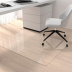 Placoot 48" x 36" Office Chair Mat for Carpeted Floors, 10 pounds Heavy Duty Crystal Clear Desk Chair Mat, Can be Used on Carpet or Hard Floor