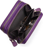 GOIACII Small Genuine Leather Wallet for Women, RFID Blocking Credit Card Holder Wallet