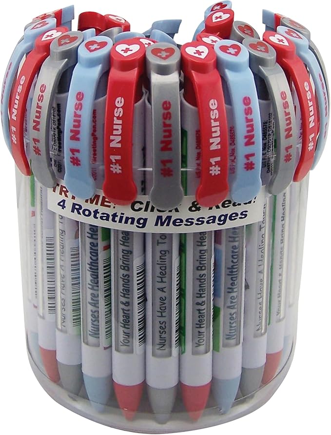 Greeting Pen Nurse Appreciation Ballpoint Retractable Pen (9019)