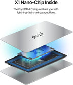 Popl Smart NFC Business Card - Sleek Modern Digital Business Card w/Instant App-Free Sharing - Customizable NFC Cards Compatible w/iPhone & Android (Silver)