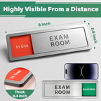 Exam Room Door Sign,Do Not Disturb- In Use/Available Slider Signs for Offices & Hospitals,Counseling Centers,In Session Door Sign for Therapists