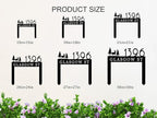 Personalized Metal Address Sign with Stakes, Custom House Number Sign for Yard, Metal Address Stake Sign, Outdoor Garden Address Sign, Custom Number Sign for Home, Unique Garden Gift