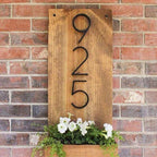 5" Floating Stainless Steel Address House Number, Modern Metal Anti-Rust House Numbers with Nail Kits for Door Garden Mailbox Decor Visibility Signage (9)