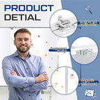 40" x 60" Rolling Whiteboard Foldable Dry Erase Board with Stand, Large Tri Folding Whiteboard Magnetic Dry Erase Board, Wall Aluminium Frame and Pen Tray for Education Office Home