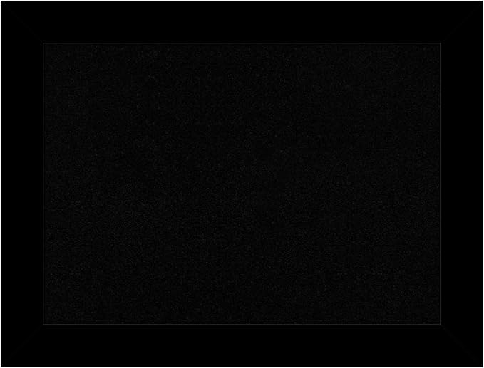 Amanti Art Black Cork Board for Wall, 25x33 Vision Board with Black Wood Frame, Medium Corkboard Office Decor for Home Organization, Casual Corkboard Pinboard to Display Items for Home Organization