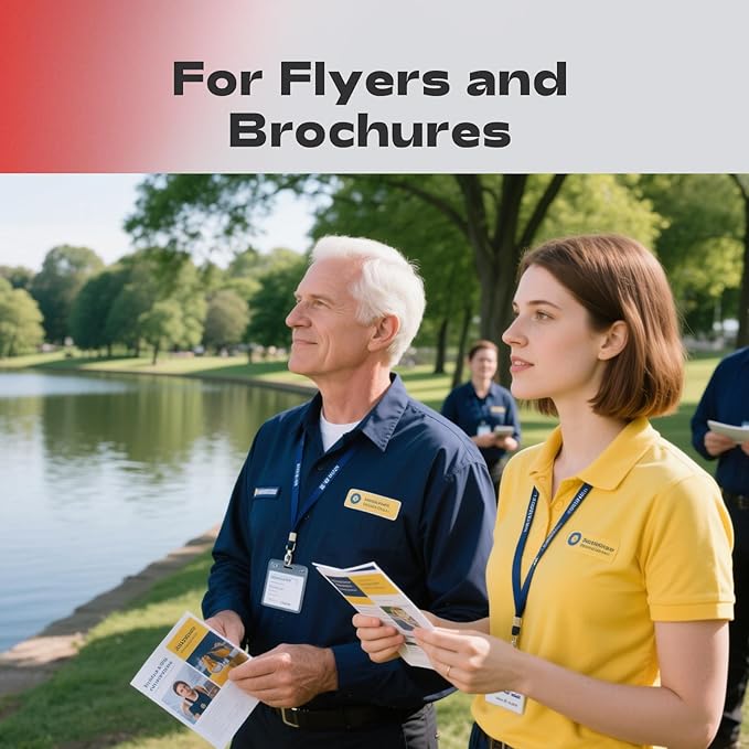 220Sheets Double Sided Photo Paper Glossy Brochure Flyer Paper Inkjet 8.5x11 44lb 160gsm Letter Size for All Dye Ink Printers