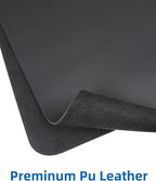 Leather Desk Pad Protector,48"x24" - Premium Desk Mat, Large Mouse Pad,Non-Slip Desk Blotter,Waterproof Desk Writing Pad for Office and Home(Black)