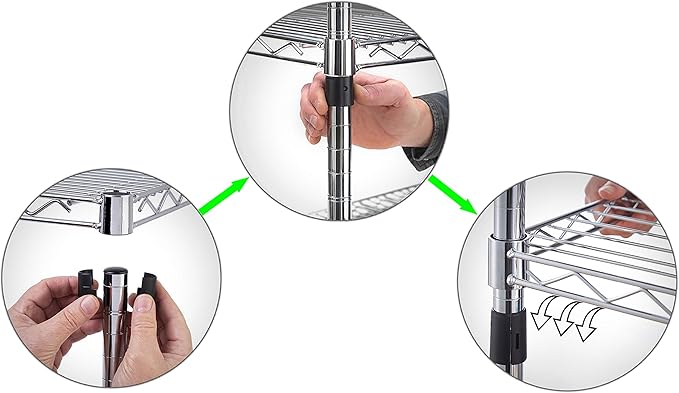 Regal Altair 21" Deep x 42" Wide x 14" Height Wire Shelving Kit | 2-Tier | NSF Commercial Storage Rack Unit