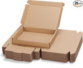 PHAREGE 7x5x1 inch Shipping Boxes Bulk 25 Pack Brown, Tab Lock Tuck Top Mailer Boxes for Packaging Small Business, Small Cardboard Gift Boxes for Wrapping Mailing Present