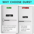Electrical Room Sign for Business Door, Self-Adhesive Durable Modern Electric Closet Room Sticker for Home, Brushed Silver Authorized Personnel Only Signs for Business ，Workplace