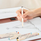 CHARSOCO 01 Micro Fine Point Pen Set - 12 Waterproof Archival Ink Colors, 0.25mm Fineliner Pens for Art Illustrations, Sketching, Anime, Manga, Technical Drawings & Scrapbooking-fan
