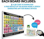Weather-Proof Aluminum School Playground Communication Board for Autism - Outdoor Inclusive Communication Aid, Lightweight & Durable for Autism & Inclusive Play