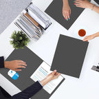 Two Pocket Folders, PANDRI 30 Pack 2 Pocket Folders, Letter Size Paper File Folder for School Office Home Business, Black