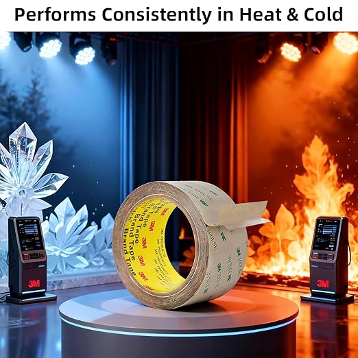 Made of 3M 300LSE Double Sided Tape 0.5" x 36Ft, Clear Heavy Duty Adhesive Tape for Electronics, Laptop & Phone Repairs, Arts, Crafts, Leather Work, Card Making – 2 Pack