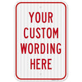 Custom Sign, Personalized Metal Signs, Customize for Office, Business, Workplace, Office, Home, Airbnb, Delivery Signs, 12x18 Inches, 3M EGP Reflective .063 Aluminum, Made in USA