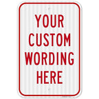 Custom Sign, Personalized Metal Signs, Customize for Office, Business, Workplace, Office, Home, Airbnb, Delivery Signs, 12x18 Inches, 3M EGP Reflective .063 Aluminum, Made in USA