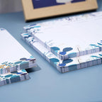 2 Pack Weekly Planner Notepad Tear Off Set of 2 Weekly Calendar Pad 52 Undated To Do List Notepad Desk Planning Pads Productivity Tracker for Work School Home Goals Notes Schedule Ideas, Blue