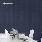 Olanglab Acoustic Wall Panels 10 Pack, 48 x 24 per Acoustic Panels Sound Absorbing, Decorative Sound Panels for Home Studio and Office, Dark Blue