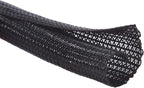 Alex Tech 10ft - 3/8 inch Cord Protector Wire Loom Tubing Cable Sleeve Split Sleeving For USB Cable Power Cord Audio Video Cable – Protect Cat From Chewing Cords - Black