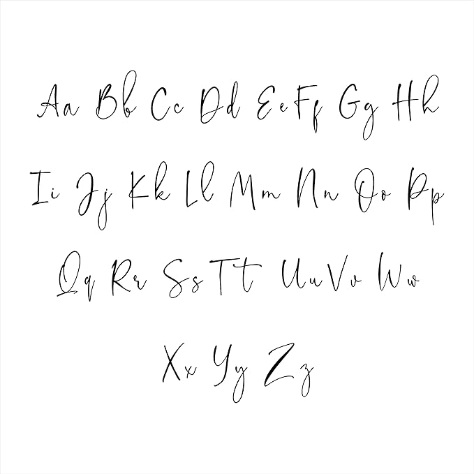 White Address Labels - Personalized Name Stickers, Custom Printed Return Mailing and Shipping Labels for Envelopes, Packages, Business, Home Use (Signature)