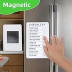 Magnetic Dry Erase Chore Chart, Whiteboard Checklist Board, Chore Chart for Kids Multiple Kids Routine Chart with a Pen(Magnetic)