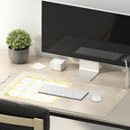 Eisdroma 18 x 60 Inch Clear Table Cover Protector, Clear Desk Mat, 1.5mm Plastic Table Cover, Vinyl Table Protector, Desk Mats on Top of Desks