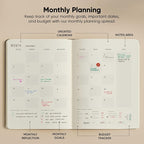 Undated, 2026 Planner, 8.5" x 11" - The #1 Productivity Planner to Achieve Your 2026 Goals - Planner 2026-2027 by PRODUCTIVITY STORE (A4, BLACK)