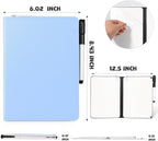 AGM Portable White Board Dry Erase, Double Sided Folding Whiteboards with Pen, Small Dry Erase Board for Study, Meeting, Doodling, Planning, Blue