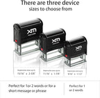 Custom Stamp Self Inking - 4-Line Personalized Address Stamps | US-Made Return Address Labels | Replaceable Ink & Multi-Scene Use, Medium