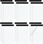 Thboxes 12 Pack Legal Pad 5x8, 360 Sheets Small Note Pad College Ruled Writing Pad Perforated Notepad for School, Office, To-Do Lists Grocery List Shopping List, 30 Sheets White
