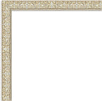 Amanti Art Silver Framed Magnetic Board 18x18 Small Vision Board for use with Magnets, 100% Metal Sheet to Display Items as Office Decor or for Home Organization in mudroom, Kitchen or Kids Room