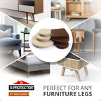 235 pcs Felt Furniture Pads Brown & Beige X-Protector! Huge Quantity of Furniture Pads for Hardwood Floors – Your Ideal Wood Floor Protectors for Furniture. Protect Any Type of Hard Floor!