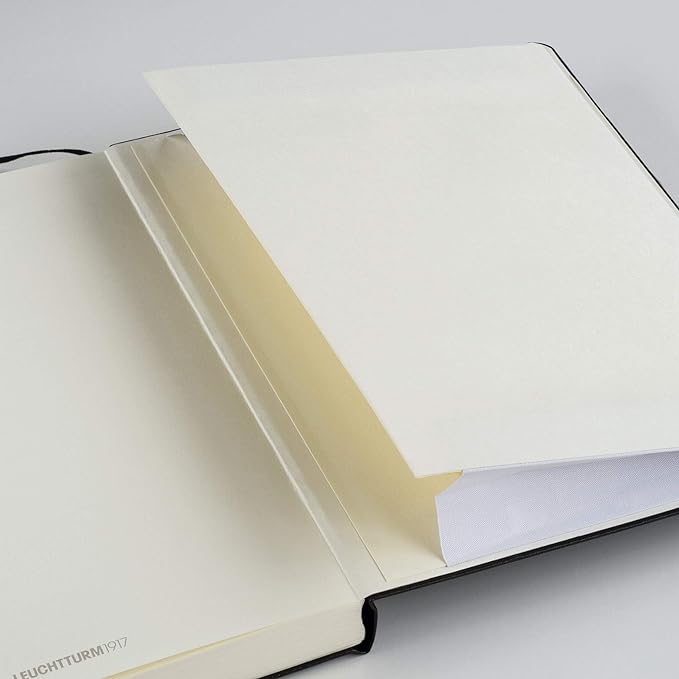 LEUCHTTURM1917 - Notebook Hardcover Master Classic A4+ - 235 Numbered Pages for Writing and Journaling (Navy, Ruled)