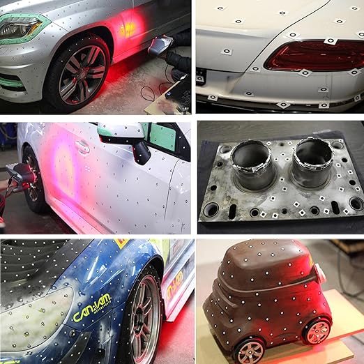 6.0mm 3D Optical Tracking Markers for Industrial 3D Scanner,3D Scanning Markers, HogarDeco Accurate Tracking Dots Diffuse Reflection Markers for 3D Scanner (1000pcs, Inner 6mm, Outer10mm)