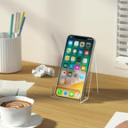 Aredpoook 6 Pack Acrylic Book Stand, Clear Easel Stand for Display, Book Display Holder, Display Stand for Album, CD, Magazine, Postcard, Picture, Plate, Artworks, Phone, Tablet